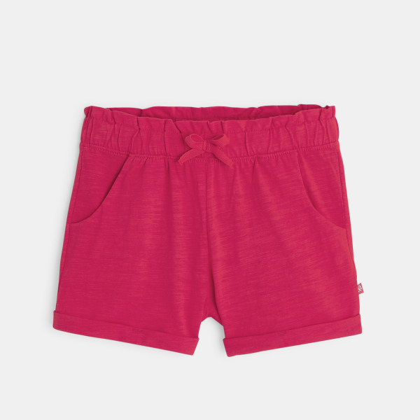 Plain-colored jersey shorts