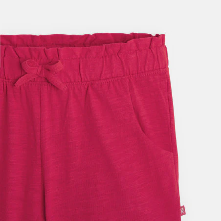 Plain-colored jersey shorts