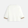 T-shirt éléphant blanc bébé garçon