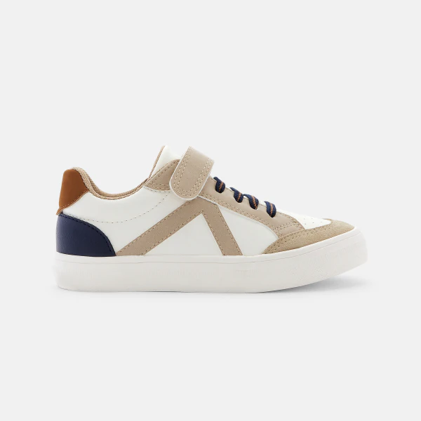 Baskets street basses beige garçon