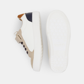 Baskets street basses beige garçon