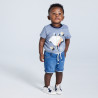 Short en jean bleu bébé garçon