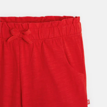 Plain-colored jersey shorts