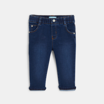 Jean confort ultra stretch enfilable bleu bébé garçon