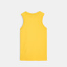 Débardeur uni en coton écoresponsable jaune garçon Débardeur uni en coton écoresponsable jaune garçon