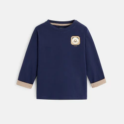 T-shirt animal bleu bébé garçon