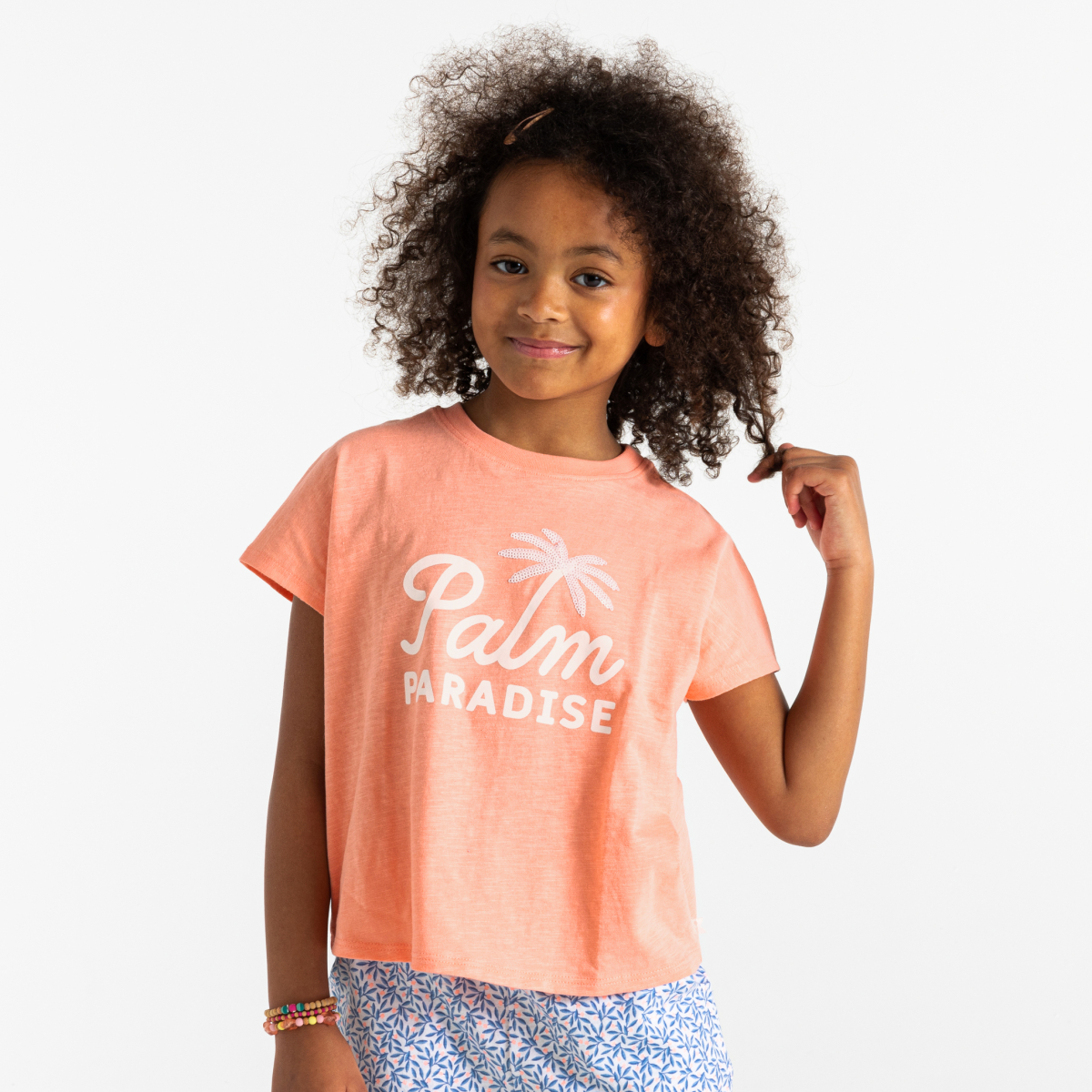 T shirt court message rose fille Nigeria
