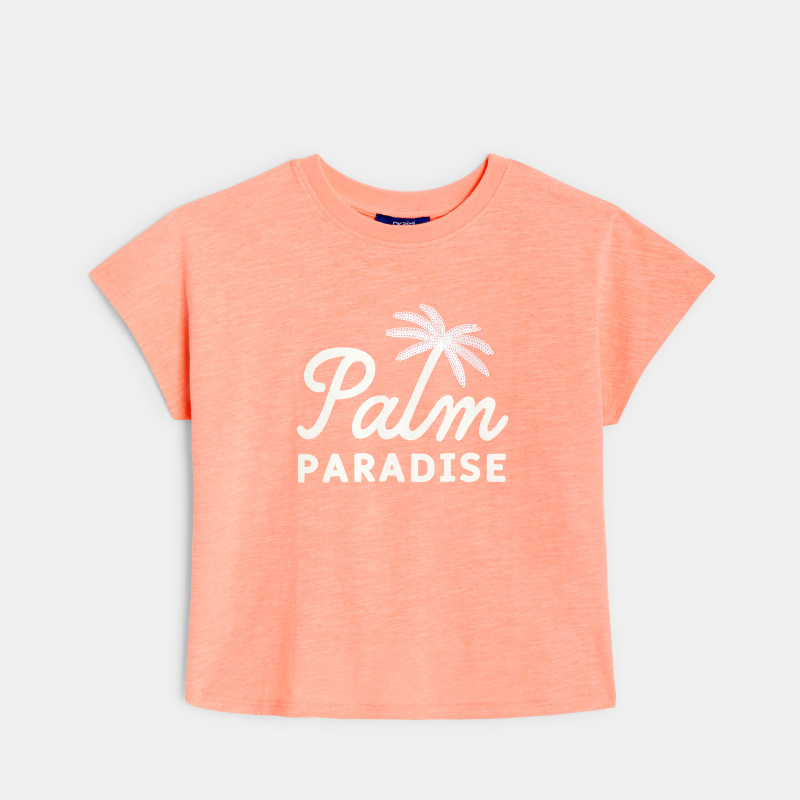 Tee shirt online fille court