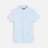 Shirt with a mandarin collar