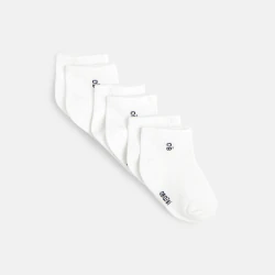 White ankle socks (set of 3)