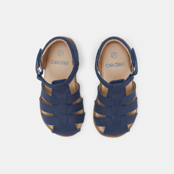 First walking 100% leather sandals