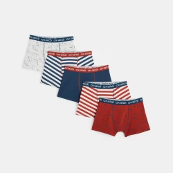 Set of 5 jersey boxer shorts