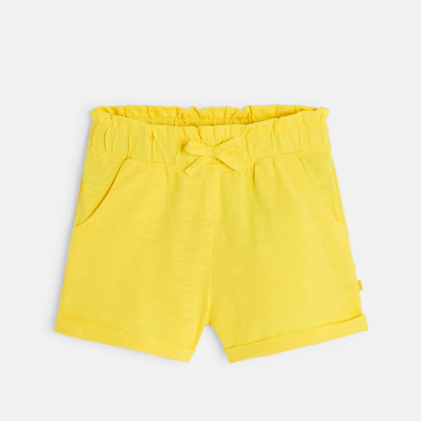Plain-colored jersey shorts