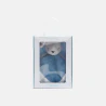 Flat rabbit cuddly toy and gift box