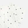Elasticated collar T-shirt