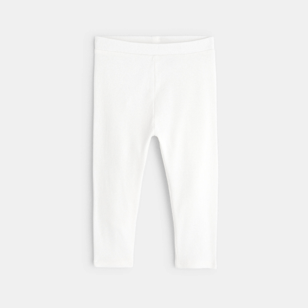 Plain knit leggings