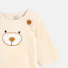 Surpyjama chaud en soft boa ours beige naissance