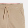 Pantalon cargo en toile beige garçon