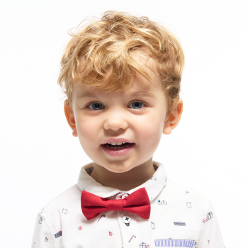 Noeud papillon rouge garçon