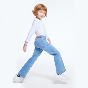Jean flare bleu Fille