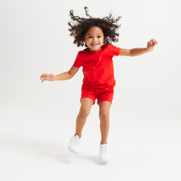 Plain-colored jersey shorts