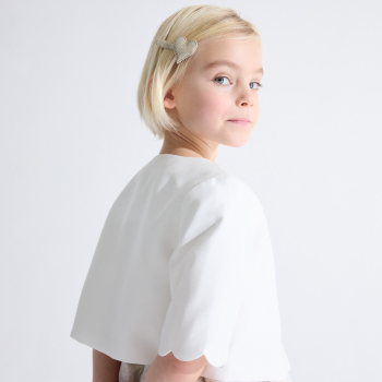 Veste boléro écru Fille