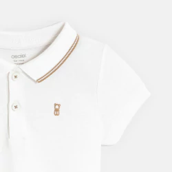Baby boy's plain white...