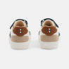 Boy's low-top beige streetwear trainers