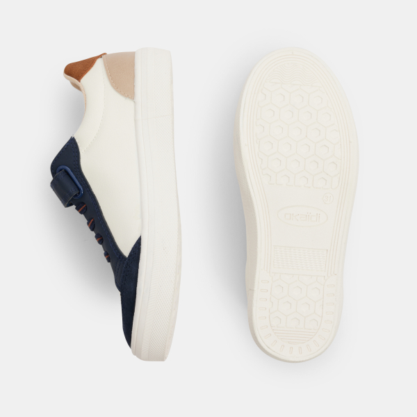 Baskets street basses bleu garçon