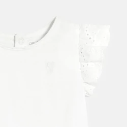 Baby girl's white T-shirt...