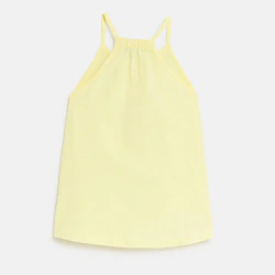 Girl's plain yellow vest...