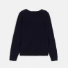 Cardigan fin bleu Fille