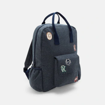 Sac à dos A4 bleu denim Garçon