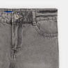Jean large gris délavé Fille