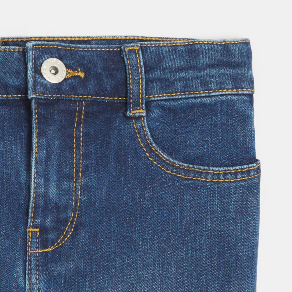 Girl's blue flared jeans