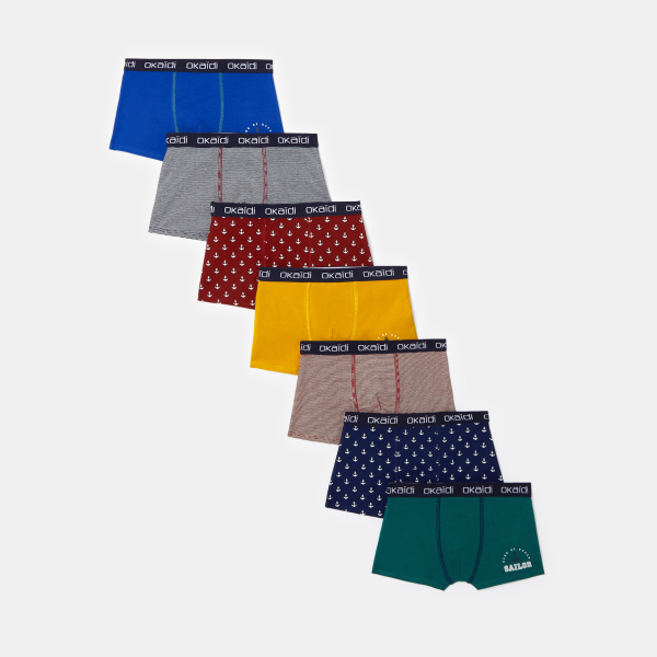 Boy's patterned boxer set