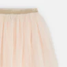 Girl's short tutu skirt in nude pink tulle