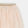 Jupe tutu courte en tulle rose nude Fille