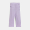 Pantalon soyeux mauve Fille