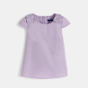 Girl's mauve plain blouse with bow detail Girl's mauve plain blouse with bow detail