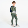 Baby boy's green fleece joggers