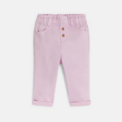 Baby girl's mauve high rise...