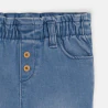 Baby girl's blue high rise trousers