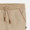 Baby boy's beige cotton joggers