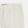Bermuda rayé écru Garçon
