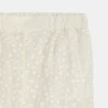 Pantalon large brodé blanc Fille