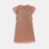 Robe lamée terre de sienne Fille