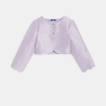 Girl's mauve satin bolero jacket