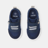 Baby boy's elegant blue canvas shoes