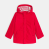 Boy's red raincoat